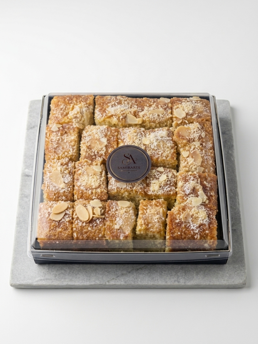 Basbousa Tradicional de Almendra y Coco - Imagen 4