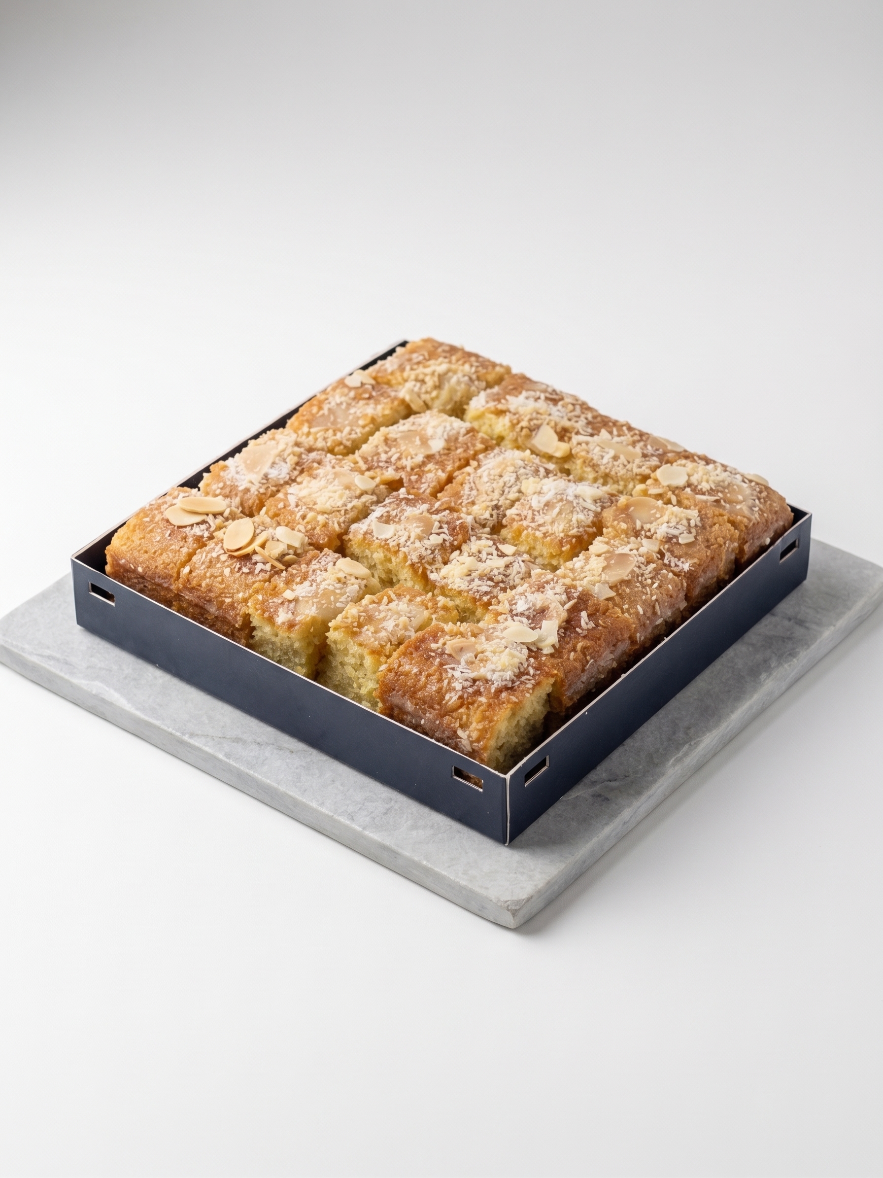 Basbousa Tradicional de Almendra y Coco - Imagen 5